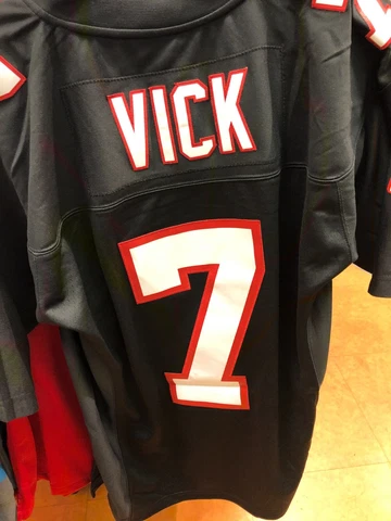 MICHAEL VICK ATLANTA  FALCONS  Mitchell & Ness NFL   LEGACY JERSEY MENS BLACK Cover