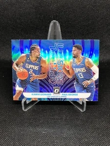 2022-23 Panini Optic Optical Illusions Purple Prizm Paul George Kawhi Leonard #4 - Picture 1 of 2