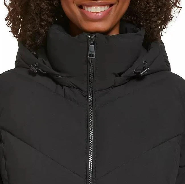 ¡NUEVO! CHAQUETA ACOLCHADA LARGA MUJER CALVIN KLEIN CON CAPUCHA EXTRAÍBLE! VARIEDAD Foto 1 de 1