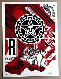 Shepard Fairey OBEY - Gears of Justice  - Signiert 46 x 61 cm - Bild 1 von 10