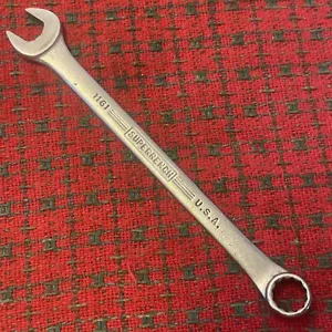 J H WILLIAMS 7/16" 'SUPERRENCH' Long COMBINATION WRENCH USA. - Picture 1 of 12