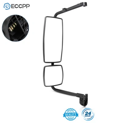 Espejo de puerta izquierdo lado conductor International 4300 4200 2002-2018 negro Foto 1 de 4