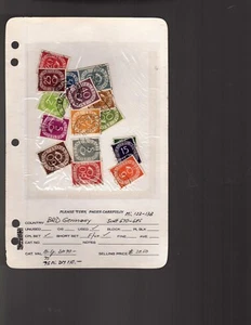 Germany stamp dealer stock book pages cv 755.82 (mb30 - Picture 1 of 10