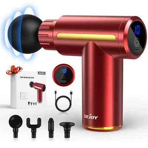 SEJOY MINI MASSAGE GUN JMQ-Q3-RED - Picture 1 of 5