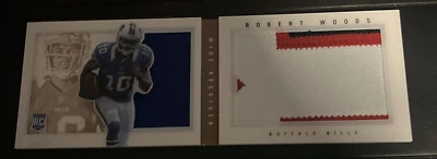 Robert Woods 2013 Playbook Rookie RC  Jersey Patch Booklet NO.231 #’d 18/25 NM/M - Image 1 of 3