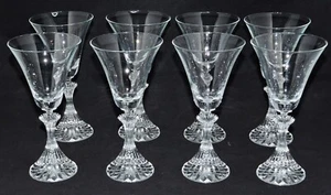 MIKASA STRATON CRYSTAL WINE GLASSES (8) - Picture 1 of 5