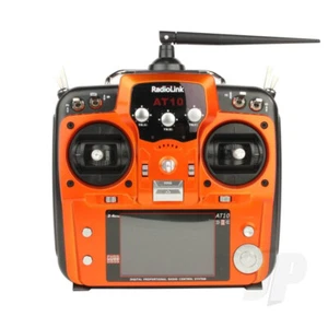 RadioLink AT10II 2.4GHz 12-Channel Transmitter with Receiver (Orange) - Picture 1 of 12