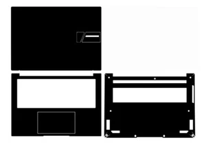 Carbon Vinyl Sticker Skin Decals Cover for ASUS Vivobook S 14 OLED K3402Z K3402 - Photo 1/37