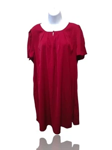 Pulloverkleid Emily Rose S 2XL Knielang Kurzarm, Burgund. L-5 - Bild 1 von 8