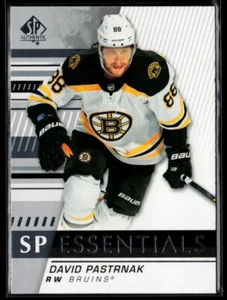 2019-20 SP Authentic SP ESsentials #SPE-DP David Pastrnak - Picture 1 of 2