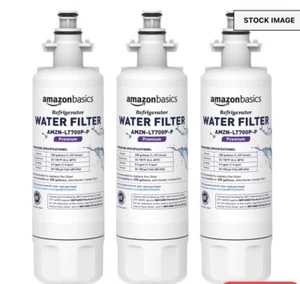 Amazon Basics Cartuccia Filtro Acqua Frigorifero LG LT700P Ricambio - Confezione da 3 - Foto 1 di 8