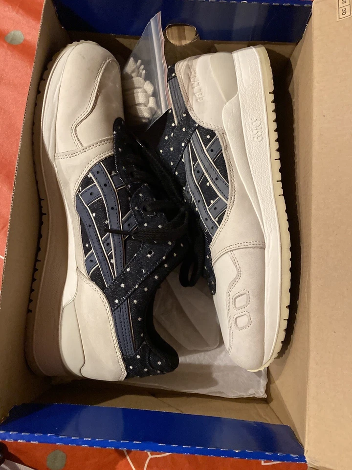 Size 9 - Asics Gel Lyte III Japanese Textile pack Indian Ink Japanese Denim GL3 - Image 1 of 4