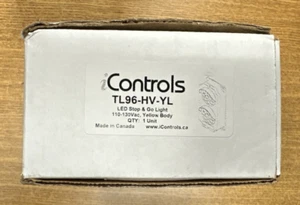 CONTROLS TL96-HV-YL LED STOP & GO LIGHT 110-130VAC **NEW IN BOX** - Picture 1 of 7
