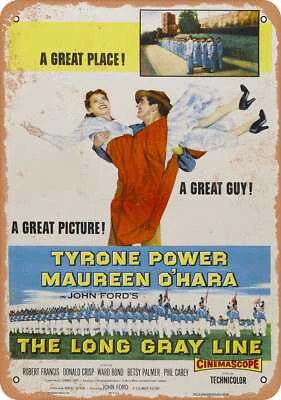 METAL SIGN - Long Gray Line (1955) - Vintage Look - Image 1 of 2