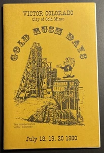 Victor Gold Rush Days 1980 Colorado Tourism Booklet Broschüre - Bild 1 von 7