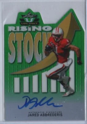 2014 Leaf Valiant Rising Stock Jared Abbrederis #RS-JA2 Rookie Auto - Image 1 of 2