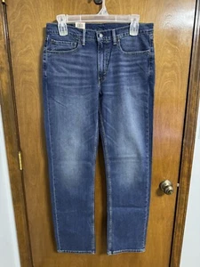 Pantalones de mezclilla para hombre Levis 514 con lengüeta roja regular calce recto lavado medio azul talla 34x34 nuevos con etiquetas - Imagen 1 de 7