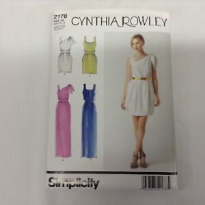 Simplicity Cynthia Rowley Sewing Pattern 2178 Misses Size 6-14