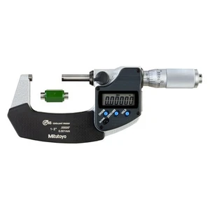 293 Series 1 to 2" SAE & Metric Digital Coolant-Proof Outside Micrometer - Picture 1 of 1