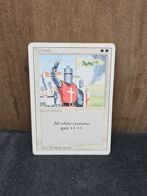 Vintage 1994 MTG Crusade Revised Edition Card MP/HP - Image 1 of 4