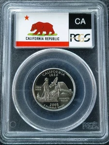 2005-S California ( PR69) STATE QUARTER DCAM - Picture 1 of 2