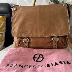 Francesco Biasia  Bag Soft Tan Leather Large - Picture 1 of 13