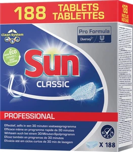 1 bis 18x Sun Professional Spülmaschinentabs Classic, 100 Stück SPARE BIS ZU 31% - Bild 1 von 1