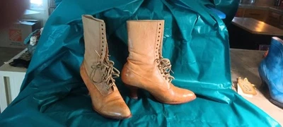 Oaktree Farms "María" Botas de Cuero Camel Niño Talla 10 Foto 1 de 2