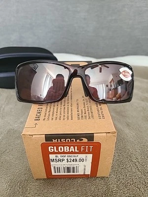 Nuevo Espejo Costa Del Mar Blackfin Global Fit Tortuga Plateado 580g Polarizado 580 Foto 1 de 4