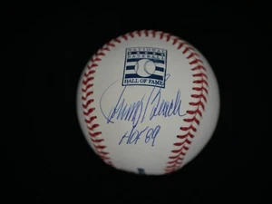 JOHNNY BENCH SIGNED OFFICIAL HALL OF FAME BASEBALL INSCRIBED "HOF 89"  JSA COA - Picture 1 of 3