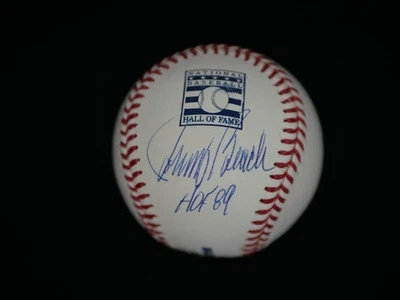 JOHNNY BENCH SIGNED OFFICIAL HALL OF FAME BASEBALL INSCRIBED "HOF 89"  JSA COA - Image 1 of 3