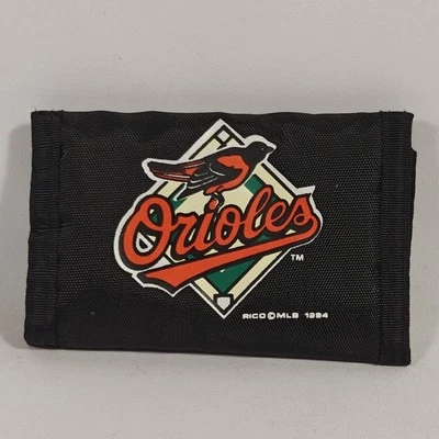 Vintage Baltimore Orioles Hook N Loop Wallet MLB Billfold MLB 1994 RICO - Image 1 of 4