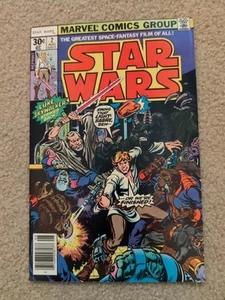 Star Wars Issue 2 NEWSSTAND Marvel 30 ¢ Reprint Edition 1st Han/Chewie/Obi-Wan - Picture 1 of 11