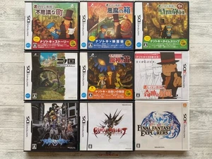 Nintendo DS 3DS Layton & Ni no Kuni & Subarashiki Sekai & Bahamut Explorer - Picture 1 of 20