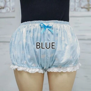Women Pumpkin Bloomers Shorts Knickers Briefs Cotton Underwear Lolita Vintage - Picture 1 of 18