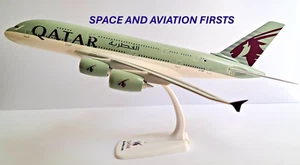 Modello QATAR Airways Airbus Industrie A380 ExecutiveStyle scala 1/200 dimens... - Foto 1 di 9