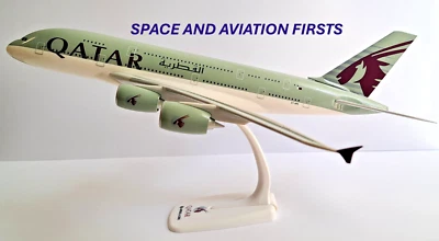 Modello QATAR Airways Airbus Industrie A380 ExecutiveStyle scala 1/200 dimens... - Immagine 1 di 4