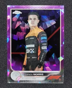 2022 Topps Chrome Sapphire Formula 1 F1 Lando Norris #33 Purple /10 SSP READ P6 - Picture 1 of 8
