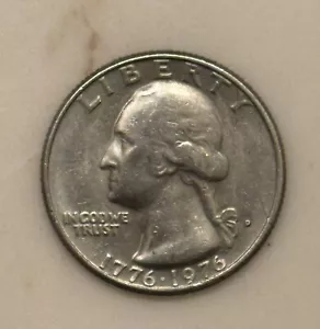 1776-1976 D US Bicentennial Quarter, Rare filled Mint Mark Regular - Picture 1 of 2