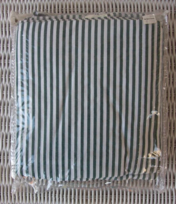 Cortina de ducha a rayas Croscill Park Avenue de colección ~ abeto/blanco ~ 72x72 ~ mezcla de algodón Foto 1 de 3