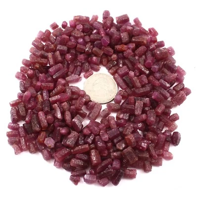 100.00% Natural Mozambique Red Ruby Facet Grade Gemstone Rough Lot AAA+ 20 Gram - Image 1 of 4