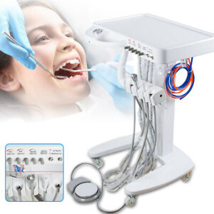 Dental 4 Hole Carrello Riunito trattamento Di Consegna Dentale Mobile 545W DHL
