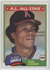 1981 Topps Rod Carew #100 HOF
