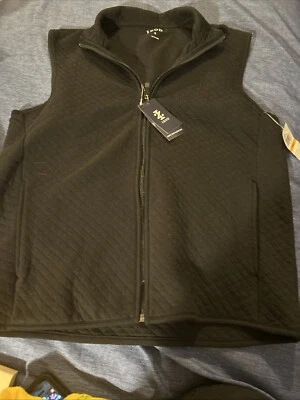 Izod Womens Small Black Quilted Full Zip Vest NWT Retail $80 - Image 1 of 4