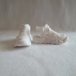 NEW! 2020 Barbie BMR1959 Ken Tate Made to Move Doll White Sneakers ~ Shoes - Picture 1 of 3