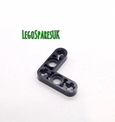 LEGO Part 6271810 / 32056 Technic, Liftarm, Bent Thin 3 x 3, Black. Quantity x 1 - Image 1 of 2