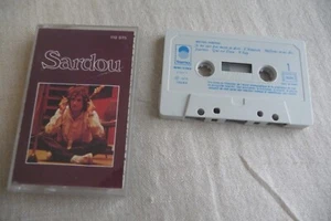 MICHEL SARDOU K7 AUDIO TAPE CASSETTE LOGO TREMA POINTILLE BLEU. 110075. AE 480 - Picture 1 of 5