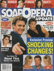 Soap Opera Update March 31 1998 Ingo Rademacher Drake Hogestyn Nick Scotti - Imagen 1 de 5