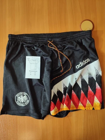 Deutschland 1994 1995 1996 home Size L Germany shorts soccer football Adidas kit Cover