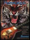 1981 Ibanez Ar 300 Electric Guitar  Print Ad  Mini Poster Vtg 80S Rock Music 2